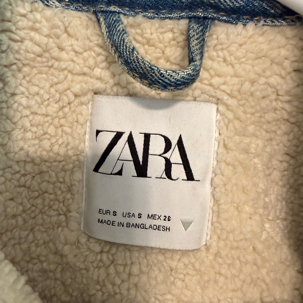 Zara jean jacket with wool lining - Picture 2 of 4